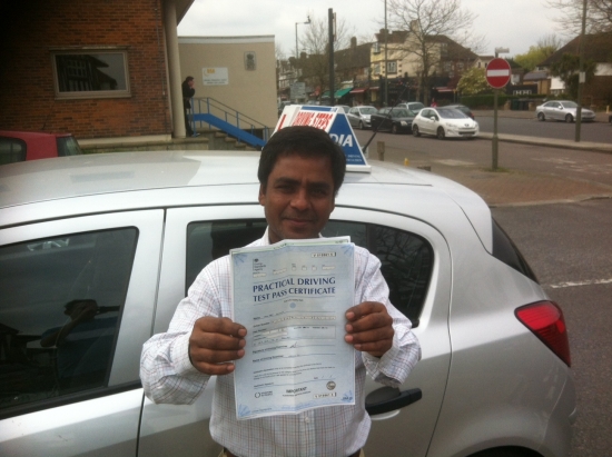 At ABC Driving School they told me what I did write or wrong I had 56 hours lessons with another driving school and I did only 7 hours with ABC Driving School and I passed my test today<br />
<br />

<br />
<br />
Thank you ABC Driving School