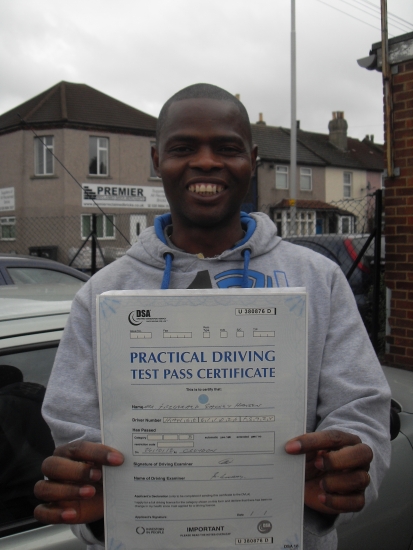 I have failed several times and I contacted ABC Driving Instructor My driving instructor Isa taught me 3 lessons and I passed my test first time with ABC Driving School Croydon instructor <br />
<br />
Well done