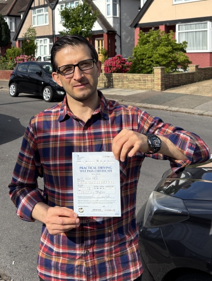 My driving instructor was patient, professional and always explained things clearly. His lessons helped me build my confidence and improve my driving skills. Thanks to his teaching, I felt prepared for the test and was able to pass successfully.<br />
I highly recommend ABC Driving School to anyone looking for a reliable and knowledgeable driving instructors.<br />
Thank your for your help!