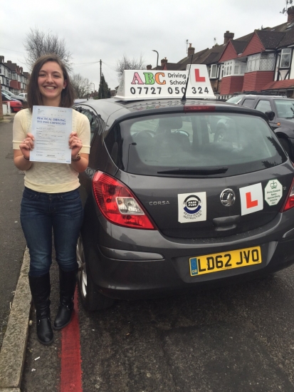 Than you to ABC Driving School for all your help Because of you I passed my driving test first time <br />
<br />
You are the best