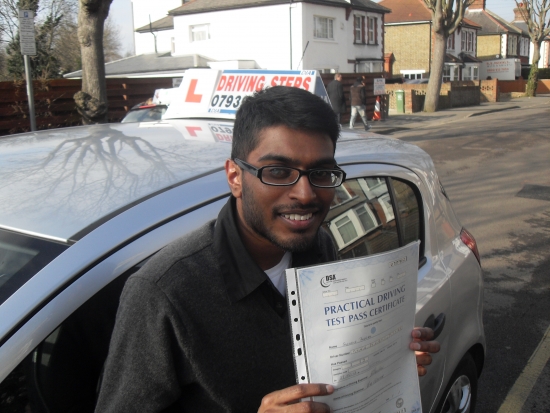I passed with Sam in an automatic driving lessons first time and now I learned to drive manual car in ten lessons and passed first time too<br />
<br />

<br />
<br />
Learning to drive again with Sam it was a good experience If you listen carefully the instructions you will learn in one go He lets you do the mistake and than he corrects them in a simple way<br />
<br />

<br />
<br />
Also he inspired me to become a driving instructor 