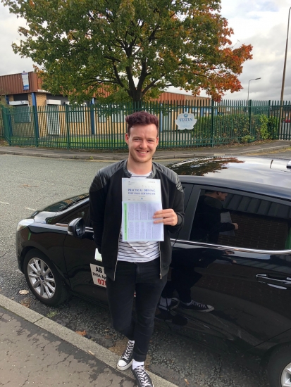Congratulations to Jack Hartley for passing his practical test at Cheetham Hill on 2/10/18.  Well done