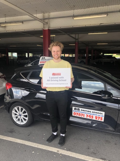 Well done Joe for passing on 3/6/19 at Cheetham Hill with just 2 faults.