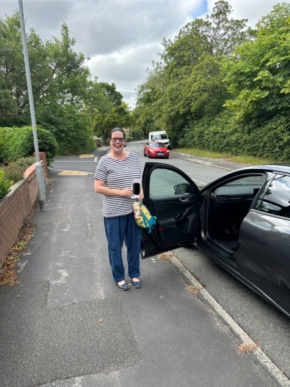 Congratulations to Liz for passing her test at St Helens test centre first time on 8/7/25