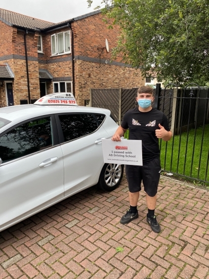 Congratulations to Taylor for passing his practical test first time at Sale on 29/7/21.