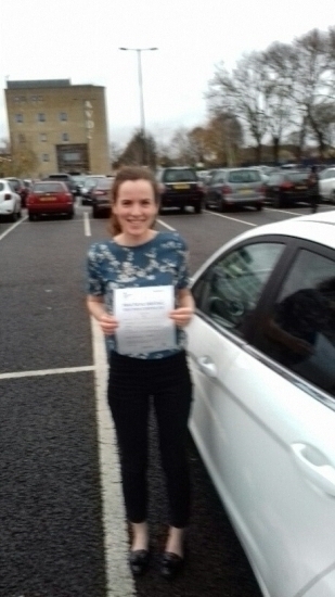 A great pass for Kitty on her first attempt with Martin´s Driving school with just 3 minors.