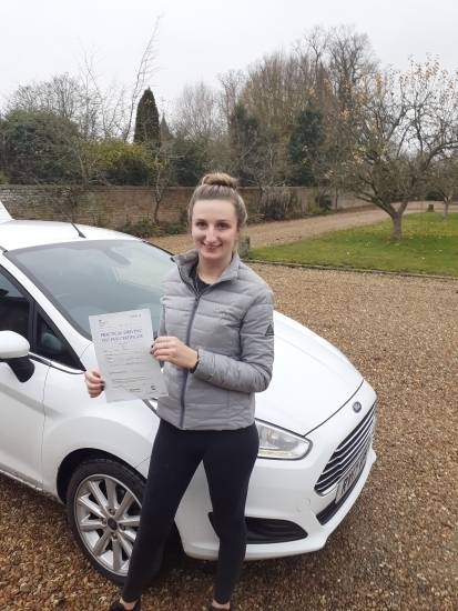 A brilliant first time pass for Freya with just 1 minor!