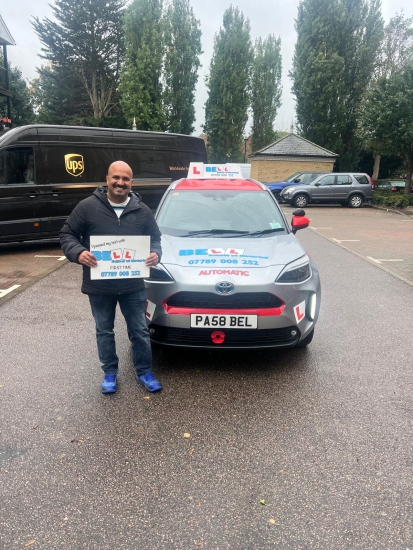 Another GREAT FIRST TIME PASS for instructor Steve with only THREE faults