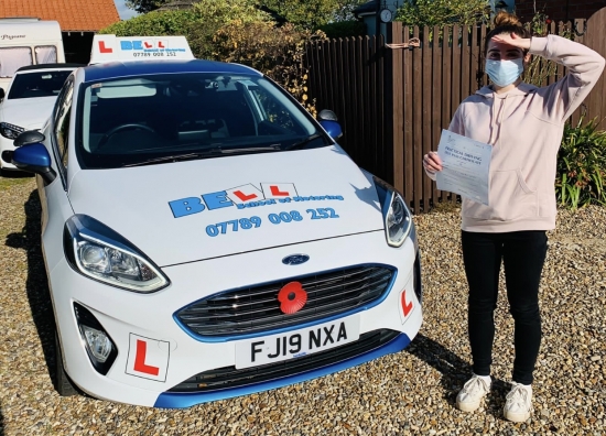 Fantastic FIRST TIME PASS for instructor Natasha with only THREE faults