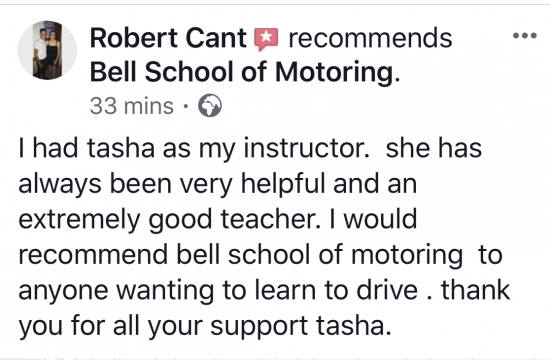 Another GREAT review for instructor NATASHA