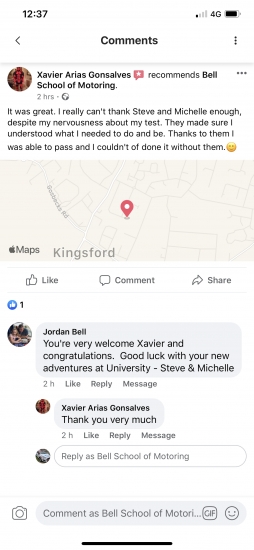 Fantastic review for Instructor Steve