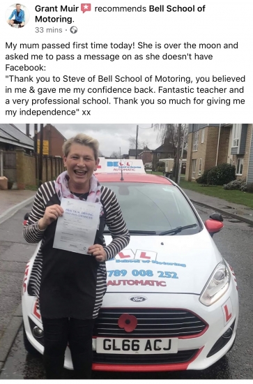 Another AMAZING Review for Instructor Steve after his ZERO faults PASS