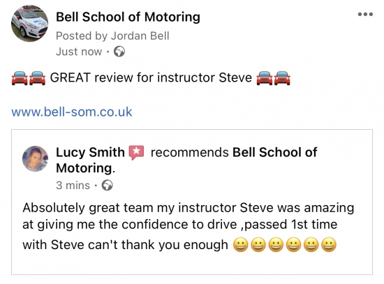 Great review for Instructor Steve