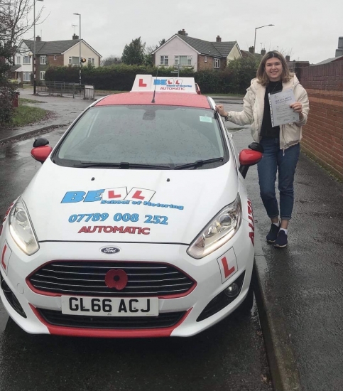 FIRST  TIME PASS for instructor Steve in our Automatic car with only TWO faults