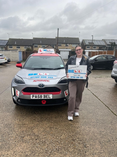 Another GREAT FIRST TIME PASS for instructor Steve with only FIVE faults