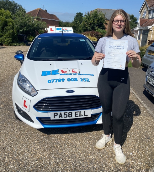 A GREAT PASS for instructor Michelle with only<br />
FIVE minors
