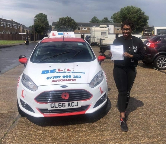 FANTASTIC ZERO fault PASS for instructor Steve in our automatic car