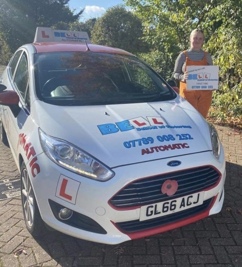 Another FANTASTIC FIRST TIME PASS for instructor Steve with only THREE faults in our AUTOMATIC car