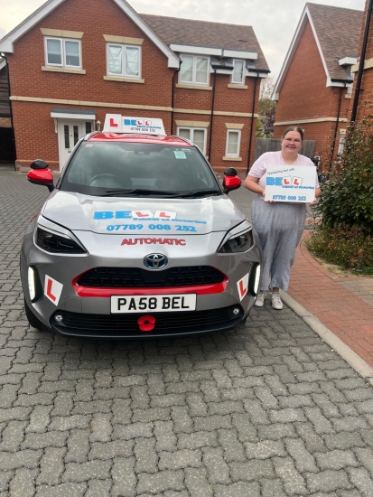 Another GREAT FIRST TIME PASS for instructor Steve with only THREE faults