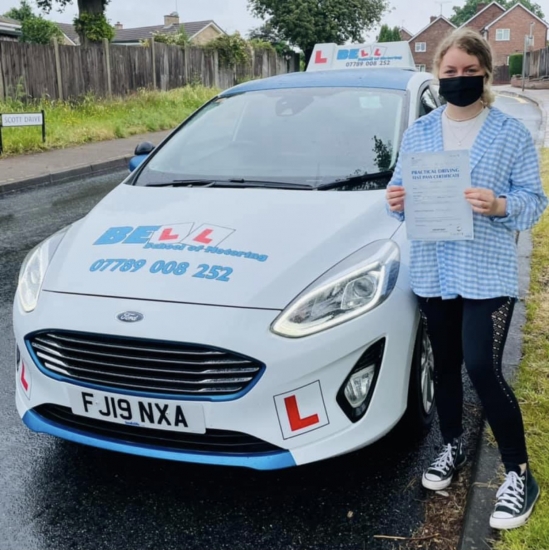 Another FIRST TIME PASS for instructor Natasha with only THREE faults