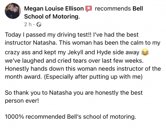 Fantastic REVIEW for instructor Natasha