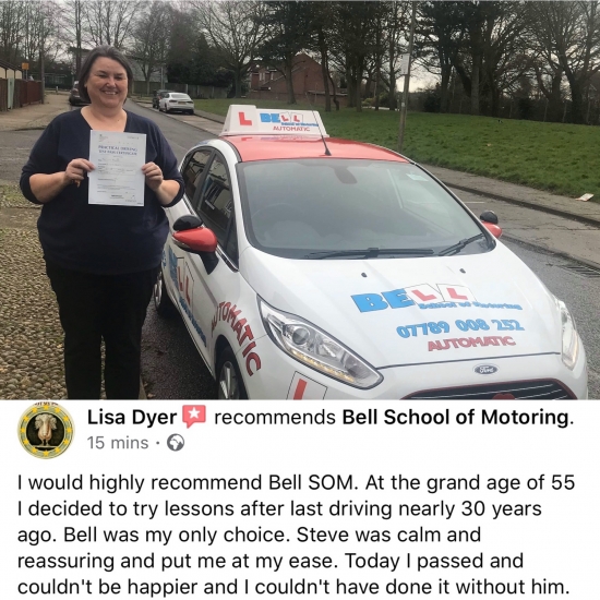 Another AMAZING review for Instructor Steve