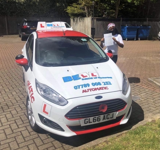 GREAT FIRST TIME PASS for Instructor Steve in our AUTOMATIC car