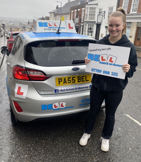 Another GREAT PASS for instructor Michelle with only TWO faults