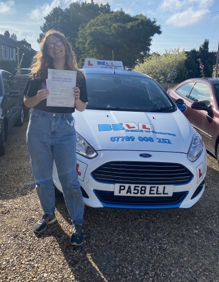 Another GREAT PASS for instructor Michelle with only FOUR faults