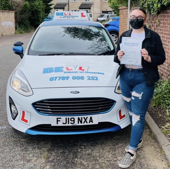 Another FIRST TIME PASS for instructor Natasha with only THREE faults