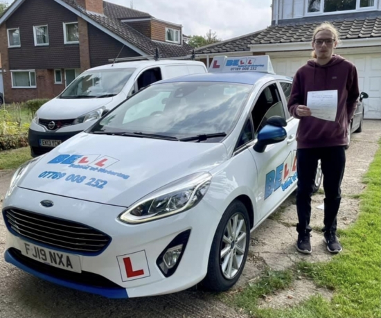 Amazing PASS Ford instructor Natasha with ONE fault