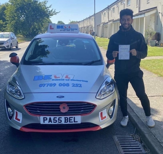 Another GREAT FIRST TIME PASS for instructor Steve with only THREE faults