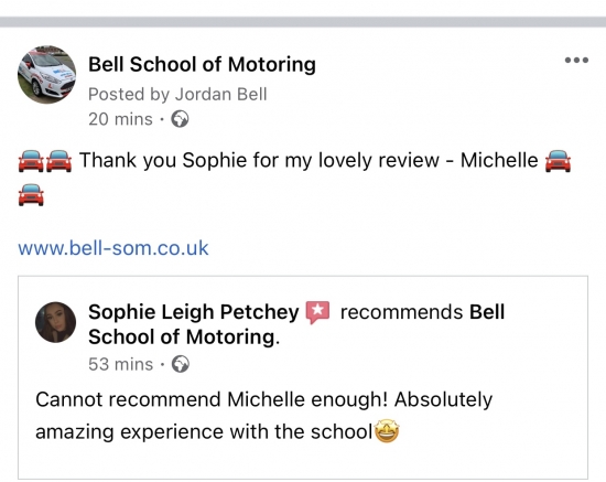 Great review for Instructor Michelle
