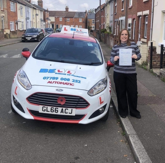 FANTASTIC FIRST TIME PASS for instructor Steve in our  AUTOMATIC car