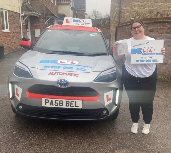 Another GREAT FIRST TIME PASS for instructor Steve with only ONE fault