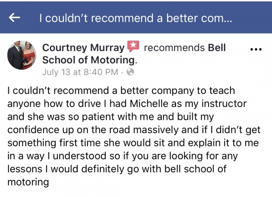 Thank you Courtney Murray for my review