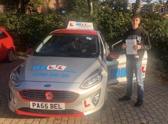 Another AMAZING FIRST TIME PASS for instructor Steve with only FOUR faults