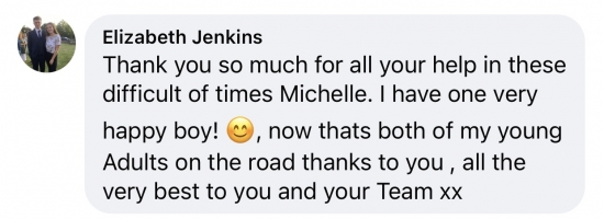 GREAT review for Instructor Michelle