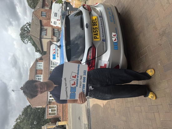 Another GREAT FIRST TIME PASS with only FOUR faults for instructor Michelle