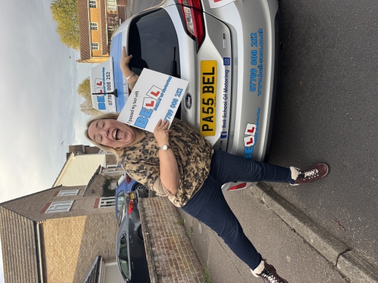 Another GREAT PASS for instructor Michelle with only THREE faults