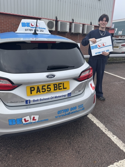 Another GREAT PASS for instructor Michelle with only FOUR faults