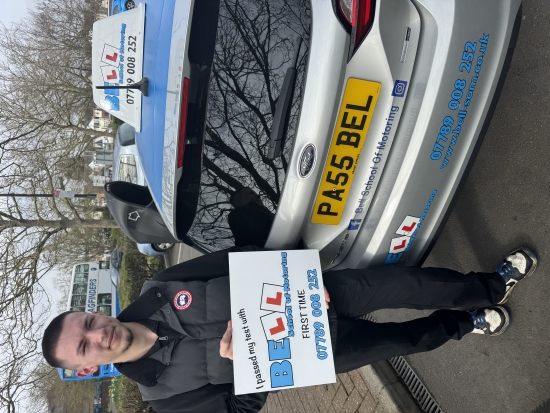 Another GREAT FIRST TIME PASS for instructor Michelle with only FOUR faults