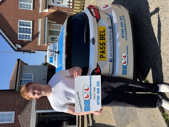Another GREAT FIRST TIME PASS for instructor Michelle with only THREE faults