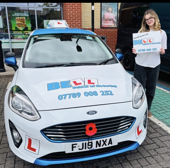 Another GREAT PASS for instructor Natasha with only THREE faults