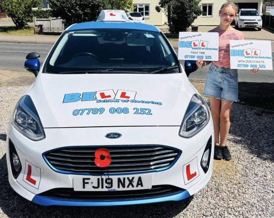 Another GREAT FIRST TIME PASS with 👌ZERO👌faults for instructor Natasha