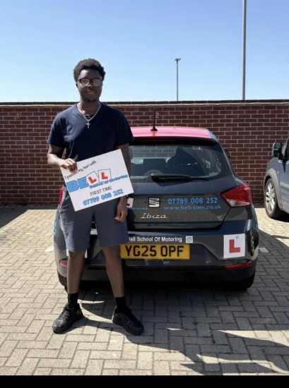 Another GREAT FIRST TIME PASS for instructor Matt with only FIVE faults