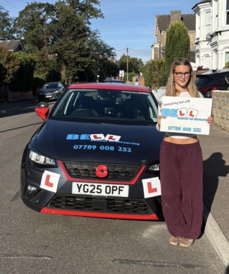 Another GREAT FIRST TIME PASS for instructor Matt with only<br />
FIVE faults