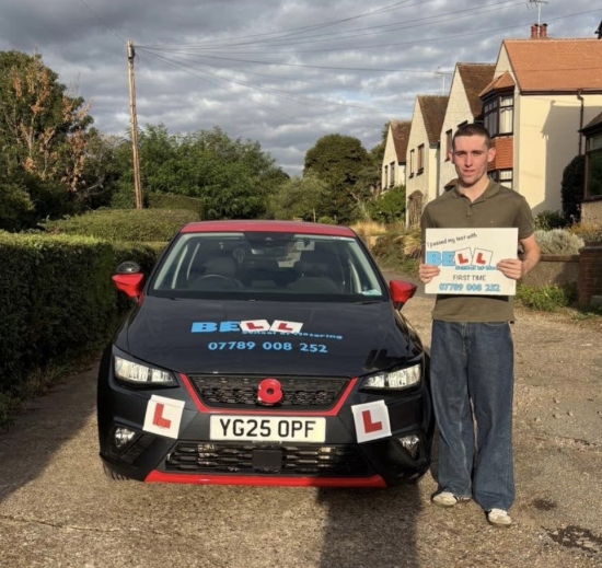 Another GREAT FIRST TIME PASS for instructor Matt with only FOUR faults