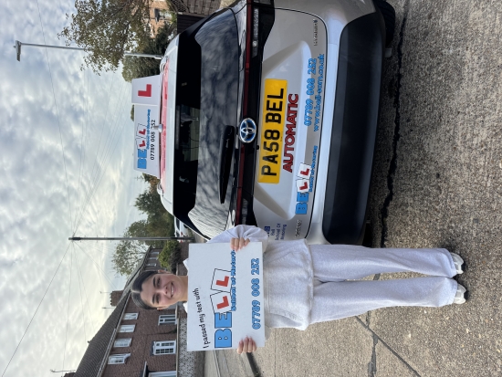 Another GREAT PASS for instructor Steve with only<br />
ONE fault