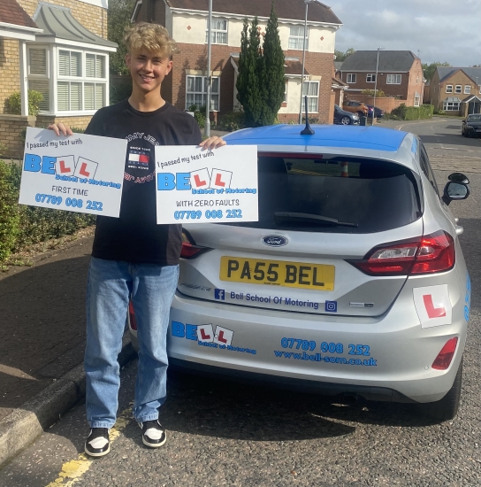 Another GREAT FIRST TIME PASS with ZERO faults for instructor Michelle